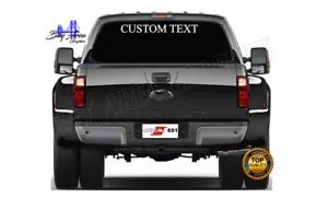 Custom Text Vinyl Decal Car Truck Window Custom size Sun/ Waterproof Outdoor #2 - Bild 1 von 11