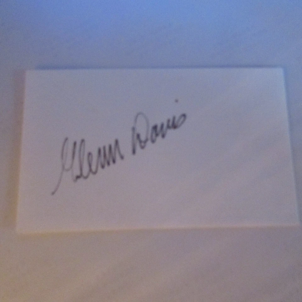 Glenn Davis Olympics Autograph - Image 1 of 1