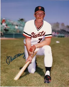 MILT MAY SAN FRANCISCO GIANTS ACTION SIGNED 8x10 - Picture 1 of 1