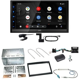 JVC KW-M785DBW Android Auto CarPlay Einbauset für Citroen C2 C3 Berlingo Jumpy - Bild 1 von 1