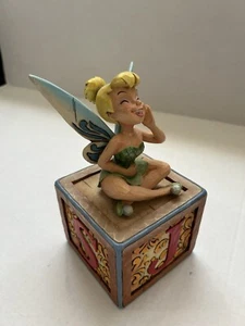 Disney Traditions Showcase Jim Shore Tinker Bell A Big Laugh Box Enesco - Picture 1 of 8