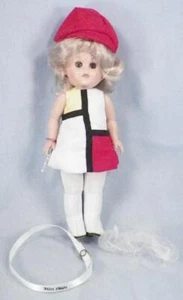 Vogue Ginny Puppe Miss 60er 1999 9HP160 Go Go Kleid Zeitungsjunge Hut Stiefel - Bild 1 von 7