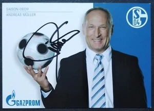 2834 Andreas Müller FC Schalke 04 tarjeta de autógrafo 2008/09 original firmada - Imagen 1 de 1