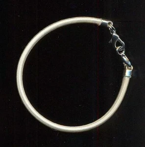 Bracciale bianco o nero elastico con doppio moschettone - Imagen 1 de 1