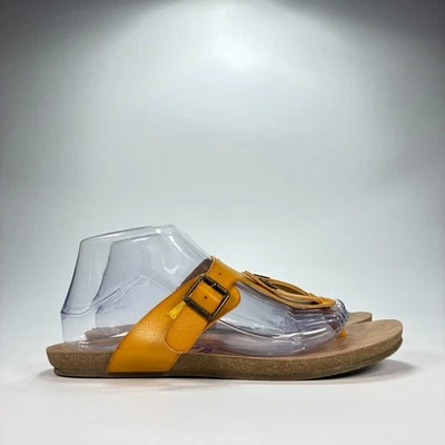 Blowfish Malibu Mustard Yellow Thong Comfort Casual Slip On Sandals Women's Sz 9 - Image 1 of 4