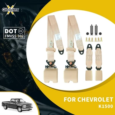 3-точечные ремни безопасности ремни безопасности автомобильный ремень безопасности для Chevrolet-K1500 бежевый - Изображение 1 из 4