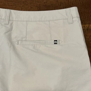 Travis Mathew Hefner Shorts Men's 40 Dawn Blue Grey Prestige 77 Golf Performance - Picture 1 of 9