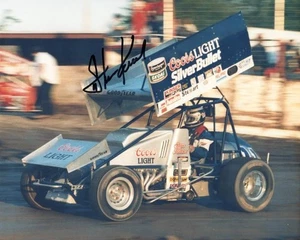 Steve Kinser autographed #11 Coors Light World of Outlaws Sprint Car 8x10 photo - Picture 1 of 1