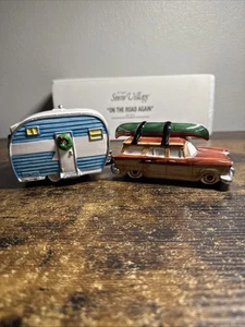 Cámper remolque camioneta Dept 56 Snow Village On The Road Again 54891 años 90’s - Imagen 1 de 21