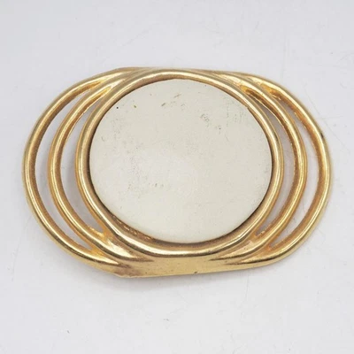 Hebilla de Cinturón Tema Occidental Diseño Suroeste Cuero Tono Dorado Foto 1 de 4