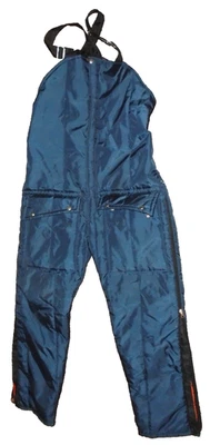 Walls Blizzard Pruf Insulated Bibs Mens Size Medium,Waist 34-36 Blue - Image 1 of 3