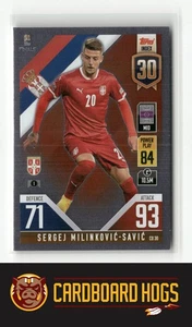 2022-23 Match Attax UEFA #CD30 Sergej Milinković-Savić Serbia Silver Foil - Picture 1 of 2