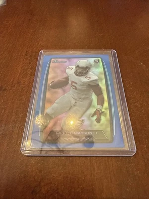 2013 Bowman Blue Rainbow Foil /499 Miguel Maysonet #156 Rookie RC - Image 1 of 3