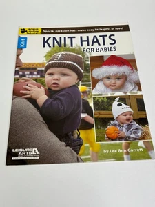 Leisure Arts Knit Hats for Babies 9 Designs Knitting Pattern 6192 - Picture 1 of 5