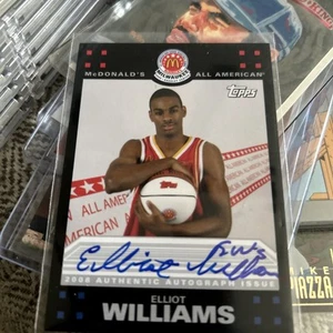 2008 Topps McDonald's All-American Game Auto Elliot Williams #EW Auto - Picture 1 of 6