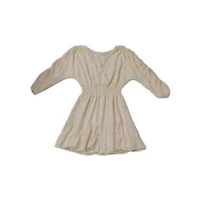 Vestido de guinga amarillo exuberante con capas ajustado para mujer talla M Cottagecore ajuste y acampanado Foto 1 de 4