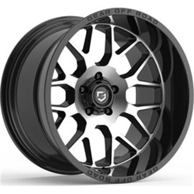 4 ruedas/llantas nuevas 20X10 Gear Off Road 763 MB Raid negras/mecanizadas 6x139,7 ET-12 Foto 1 de 3