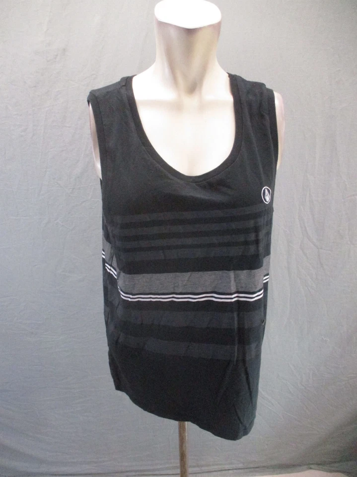 Camiseta sin mangas deportiva VOLCOM talla M para mujer negra mezcla de algodón cuello redondo 797 Foto 1 de 4