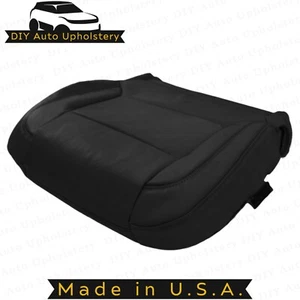 Driver Bottom Seat Cover Black Fits Chevy Tahoe Suburban LT 2015 2016 2017 2018 - Picture 1 of 10