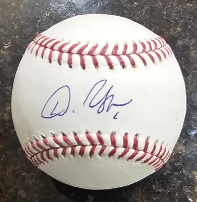 Holograma de autenticación MLB de béisbol MLB firmado por Dan Uggla 2010 Marlins OMLB Foto 1 de 4