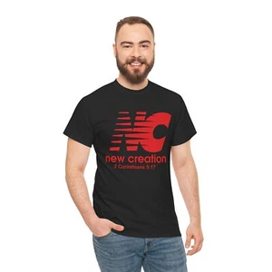 DJH Apparel | New Creation In Jesus Christ Christian Unisex T-shirt - Picture 1 of 26