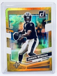 2023 Donruss Jameis Winston Press Proof Gold Die-Cut 214 #21/25 Saints Browns - Bild 1 von 3