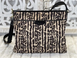 COACH Animal Print Canvas Adjustable Strap Crossbody File Bag Messenger F31686 - Picture 1 of 9