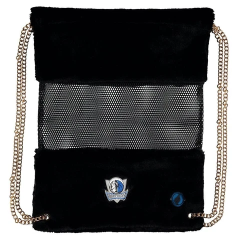 FISLL Dallas Mavericks Mesh Gold Chain Drawstring Bag Cover