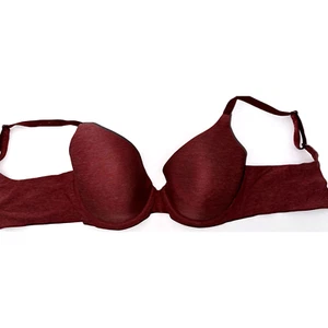 aerie Sunny Full Coverage T-shirt Bra Dark Pink 36D - Picture 1 of 3