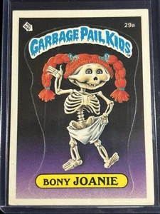 1985 Topps Garbage Pail Kids GPK Card First Series 1 OS1 Matte 29a Bony Joanie - Bild 1 von 7