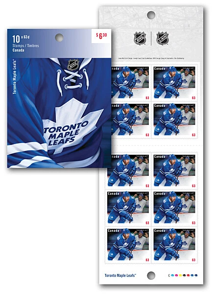 NHL Hockey TORONTO BLUE JAYS Team JERSEY = BK of 10 - CANADA 2013 #2676a MNH - Image 1 of 1