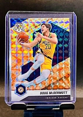 2020-21 Panini Mosaic Reactive Orange Prizm Doug McDermott #150 Indiana Pacers - Image 1 of 2