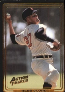 1993 Action Packed All-Star Gallery Herb Score Cleveland Indians Card # 79 MINT - Picture 1 of 2