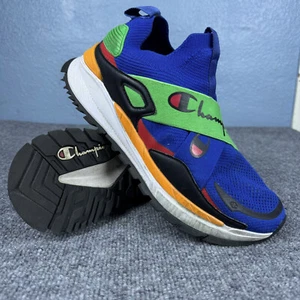 Champion Reflex X Lo blau grün bunt Laufen Turnschuhe Herren 10,5 CP102446M - Bild 1 von 14