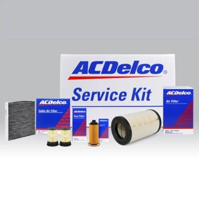 Genuine AC Delco Service Filter Kit Oil Air Fuel Cabin For RG Holden Colorado - Image 1 of 4