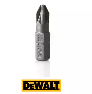 Bits de tournevis DEWALT torsion pozi bits PH2 ou PZ2 25 mm argent - Photo 1 sur 9