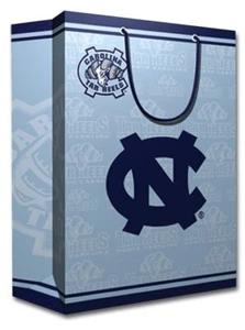 North Carolina Tar Heels Medium Gift Bag - NCAA College Team Merchandise - Picture 1 of 1