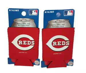 2 Cincinnati Reds Pocket Koozie Bottle or Can College BaseBall - Picture 1 of 4