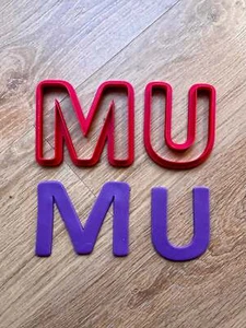 Alphabet Cookie Cutter Letter cookie cake large jumbo size - Picture 1 of 5