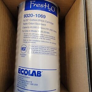 Ecolab # 9320-1069 20” Carbon Block Water Filter Cartridge-NIB