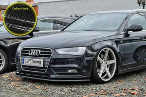 Spoilerschwert Frontspoilerlippe ABS Audi A4 B8 Facelift mit ABE in Carbon Optik - Bild 1 von 2
