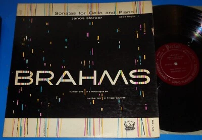 Janos Starker/Abba Bogin BRAHMS Cello Sonatas - Period SPL 593 - Image 1 of 2
