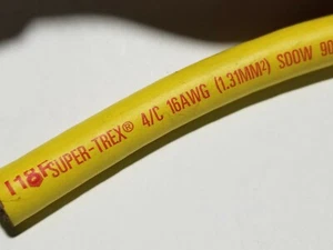 TPC 87198TC 16/4C Super-Trex Ultra Gard Flexible SOOW Power Cable Cord /10ft - Picture 1 of 8