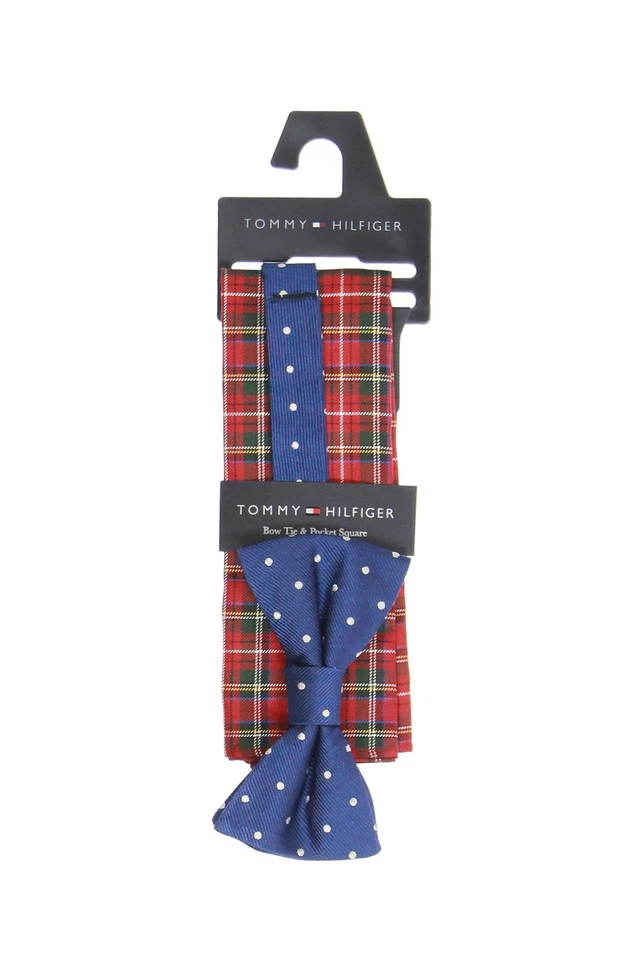 Juego de corbata Tommy Hilfiger para hombre azul marino punteado Foto 1 de 1