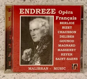 Arthur Endrèze : opéras français (CD, Malibran) Arias 1929-1933 - Imagen 1 de 3