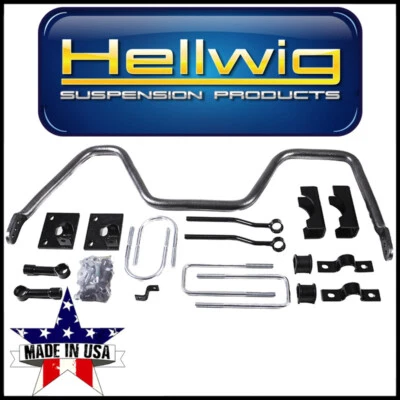 Barra estabilizadora trasera Hellwig Big Wig para Silverado Sierra 2500 3500 HD Duramax 2007-10 Foto 1 de 2