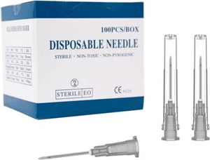 27 Gauge 1/2 Inch Needle,100 PCS Luer Lock Industrial Dispensing Accessories Nee - Picture 1 of 6