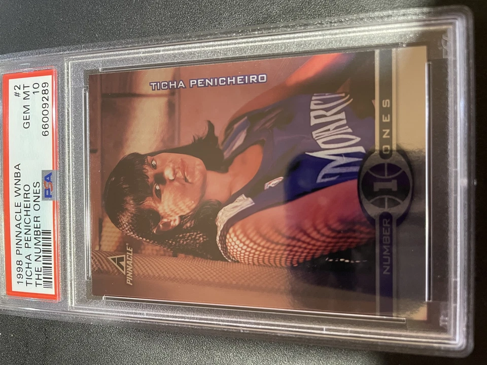 1998 Pinnacle WNBA Tichia Penicheiro Number Ones PSA 10 Pop=3 - Image 1 of 1