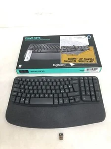 LOGITECH Wave Keys Teclado Ergonómico Bluetooth Otros Inalámbrico QWERTY - Imagen 1 de 6