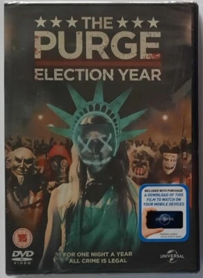 THE PURGE - ELECTION YEAR - REG 2, 4 & 5 PAL DVD - NEW & SEALED - Image 1 of 2